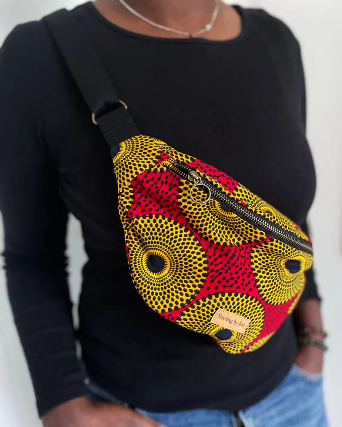 Sac Banane Zandu en Wax -
Sac Banane Zandu en Wax Sewing by Jee - Sac Banane en Wax