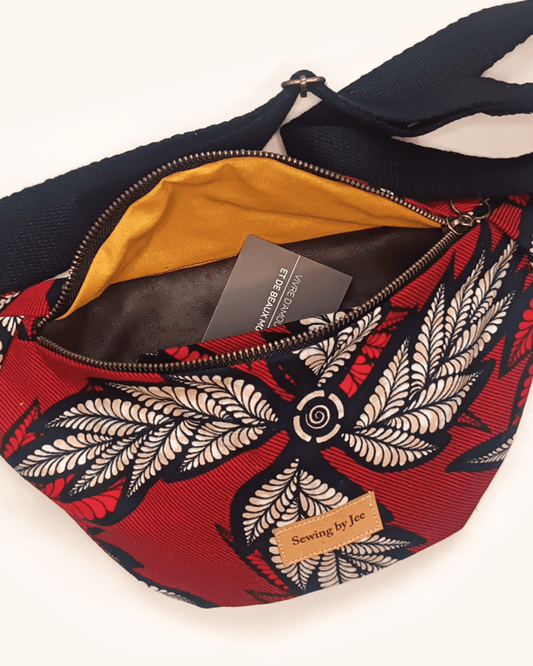 Sac Banane kimia en Wax -
Sac Banane kimia en Wax Sewing by Jee - Sac Banane en Wax