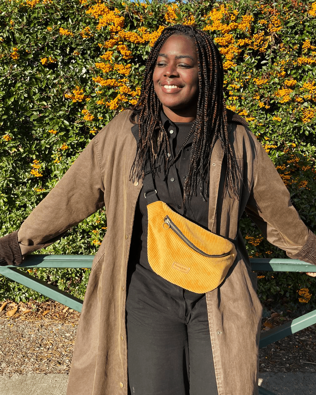 Sac Banane Mustard en velours côtelé -
Sac Banane Mustard en velours côtelé Sewing by Jee - Sac Banane en velours côtelé