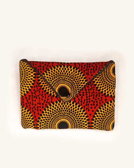 pochette Zandu en wax - pochette Zandu en wax Sewing by Jee - pochette wax - pochette en wax