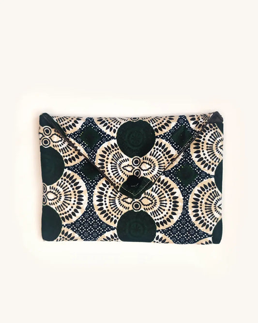 pochette inaya en wax - pochette inaya en wax Sewing by Jee - pochette wax - pochette en wax