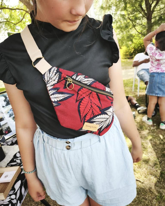 sac banane wax kimia enfant porté par enfant