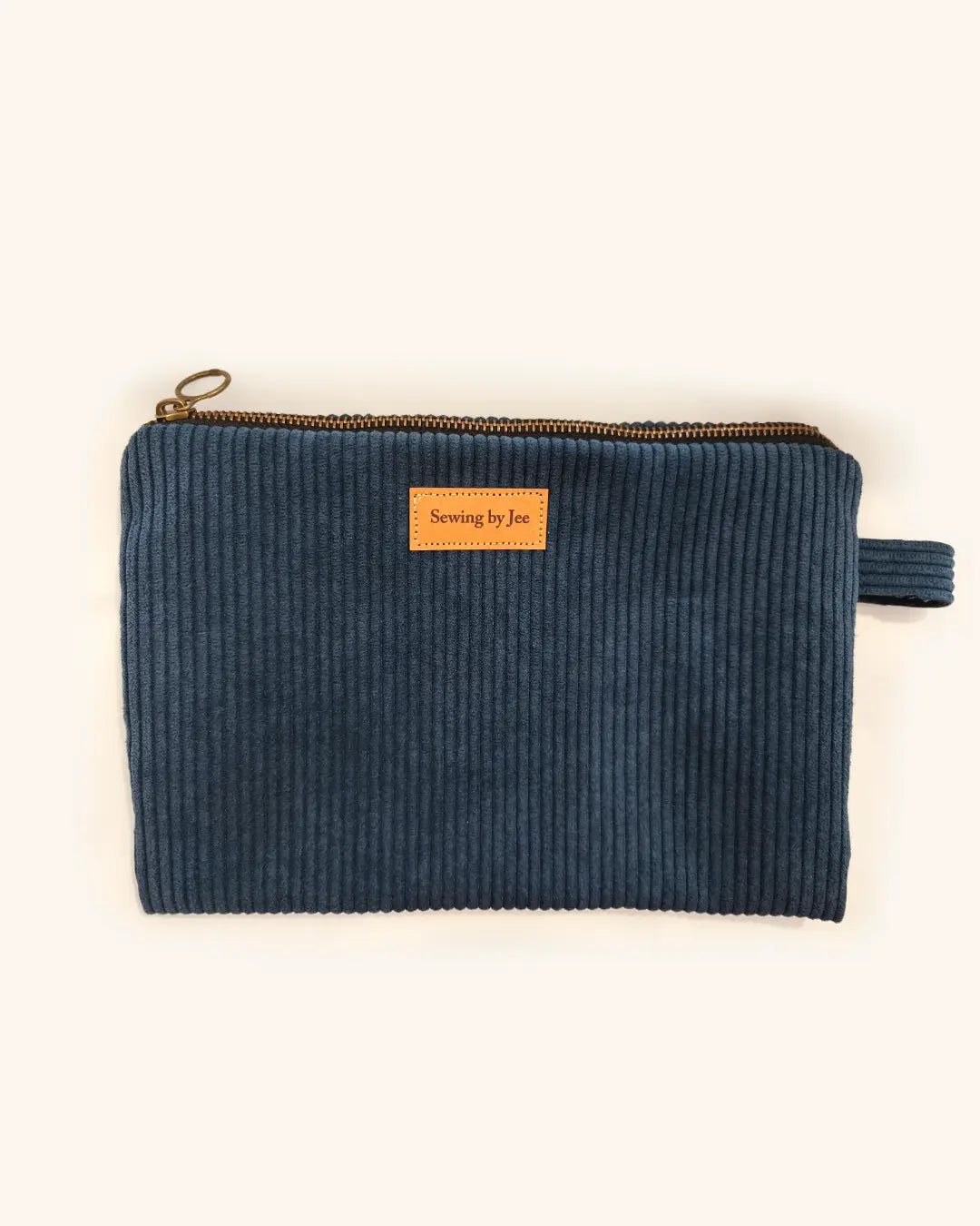 trousse en velours côtelé azura Sewing by Jee - trousse velours côtelé - trousse velours - 