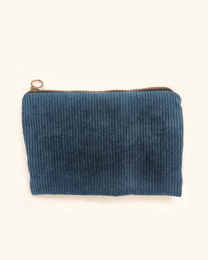 trousse en velours côtelé azura Sewing by Jee - trousse velours côtelé - trousse velours - 