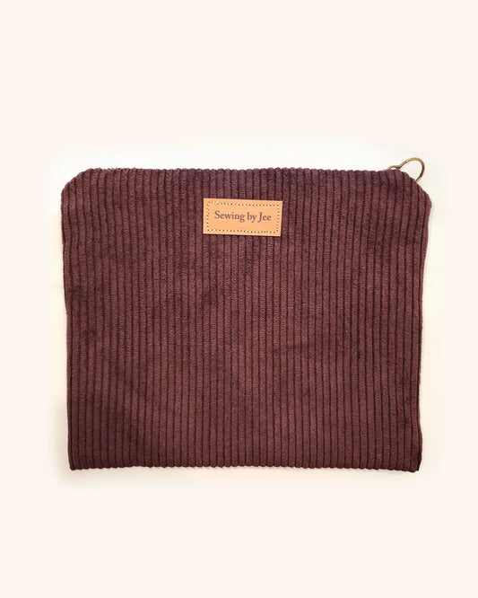 trousse en velours côtelé grenada Sewing by Jee - trousse velours côtelé - trousse velours 