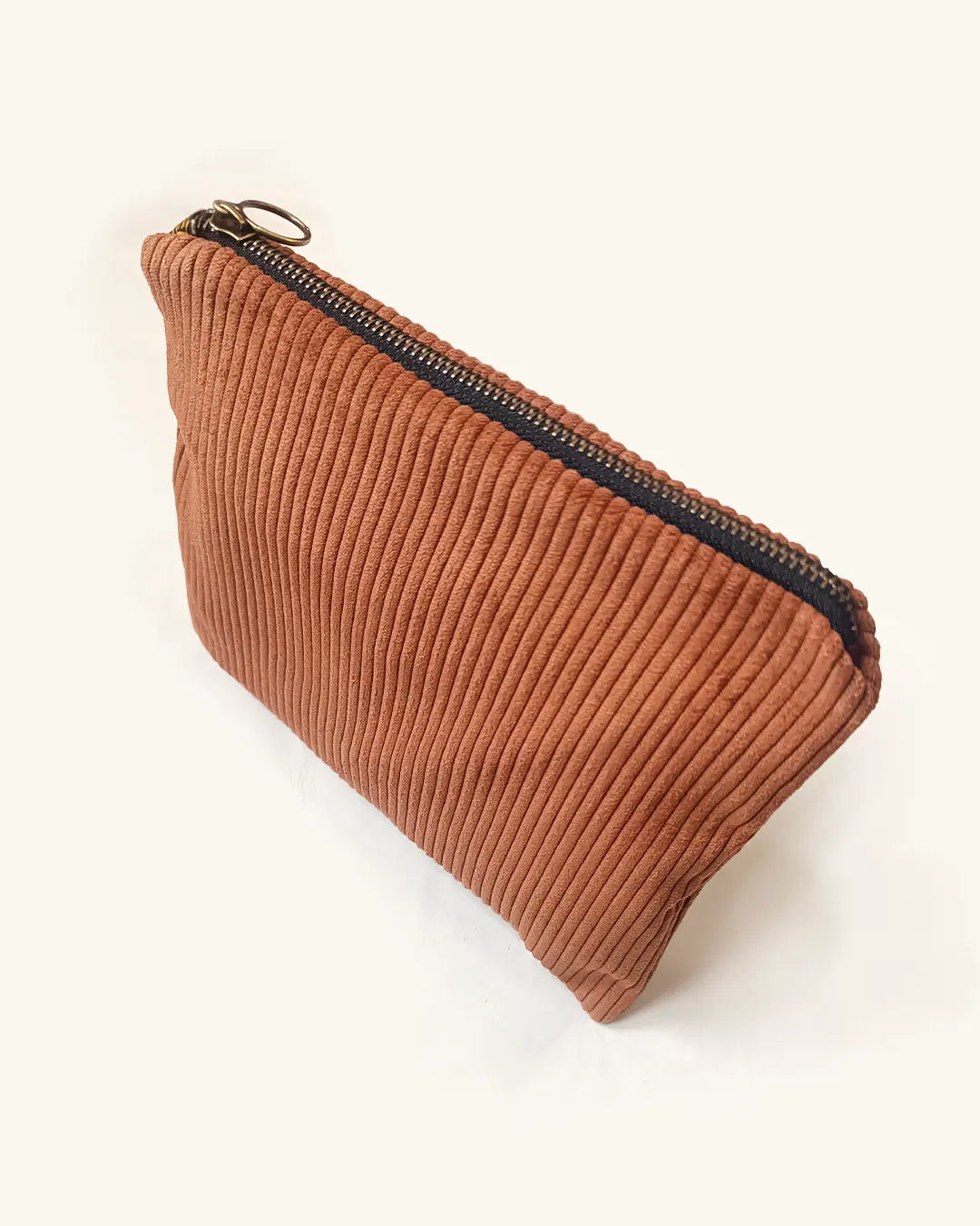 trousse en velours côtelé papaya Sewing by Jee - trousse velours côtelé - trousse velours - 